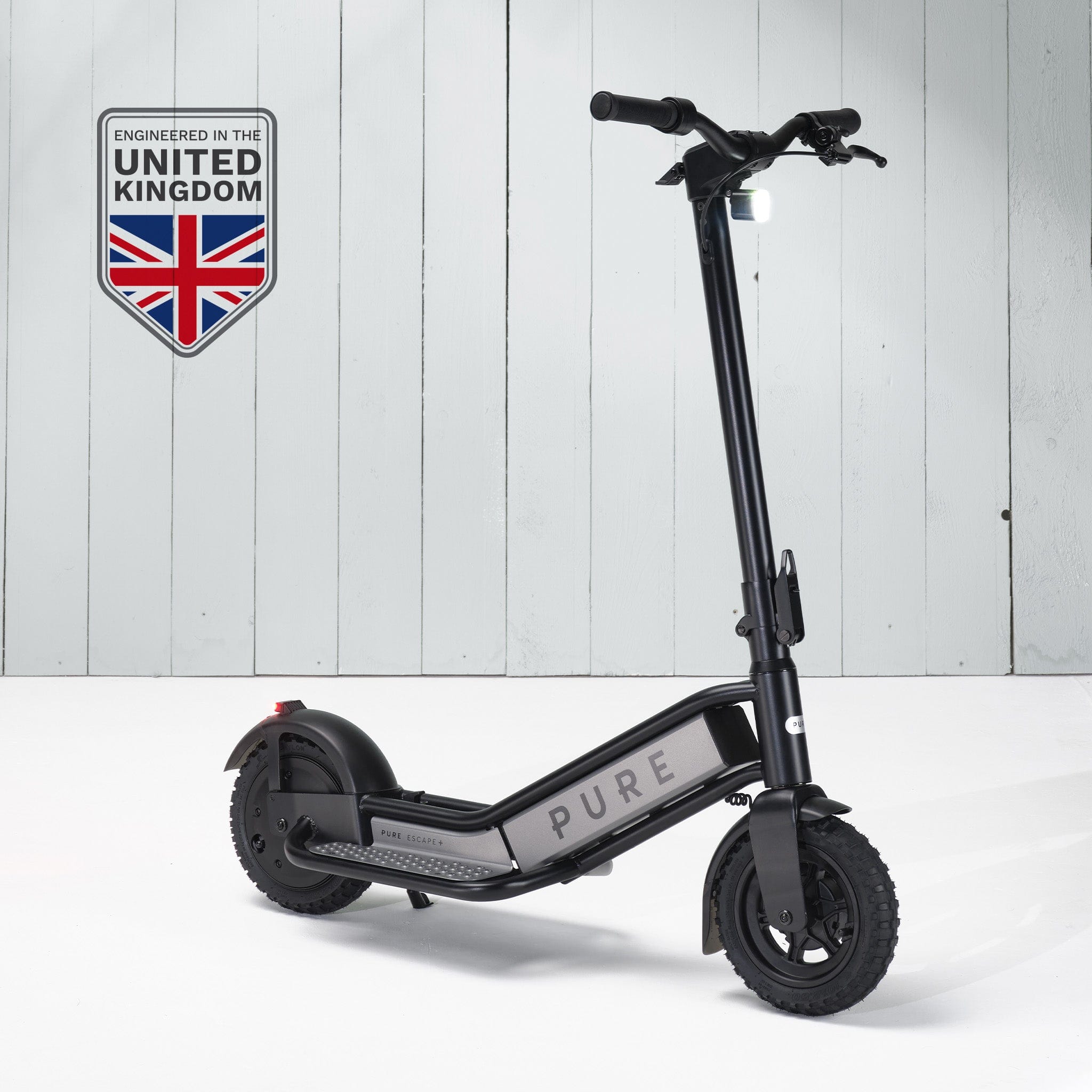 Pure Electric Scooter Black & Gunmetal Escape Pro+